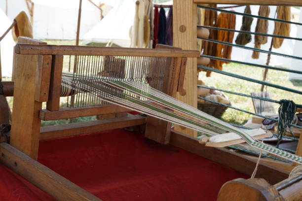 istock Weaving is one of the oldest techniques of fabric making 1083023538