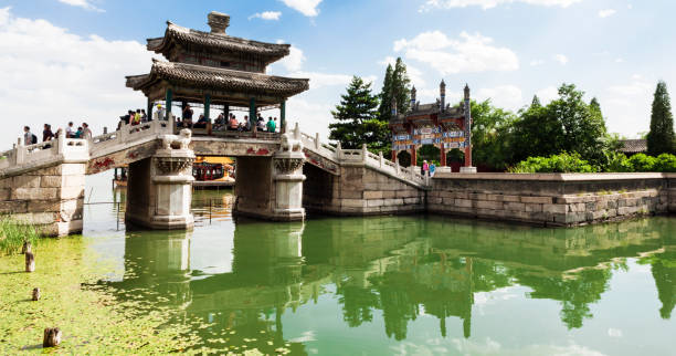 istock Silk Bridge at the Summer Palace in Beijing, China 1083051166