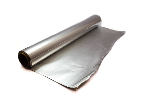 istock Aluminum foil roll isolated on white background 1083063452