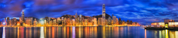 istock HK CBD 2 Pier Dark Rise Pan 1083064176