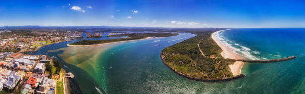 d port macquarie shore 2 nord pan - peu profond photos et images de collection