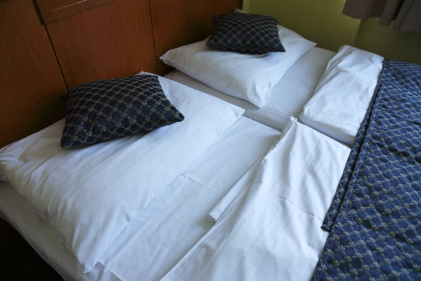 istock family bed in the hotel 1083067468