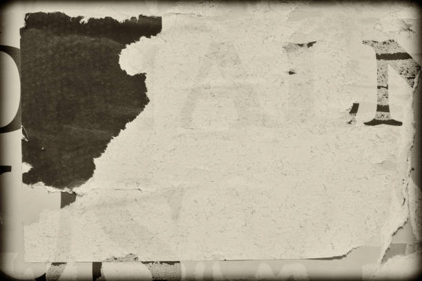 istock Blank brown beige old paper crumpled creased ripped torn posters grunge textures backdrop backgrounds 1083082542