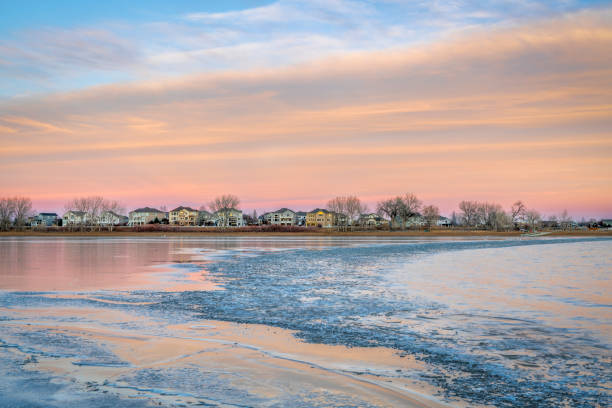 istock freezing lake after sunset 1083089282