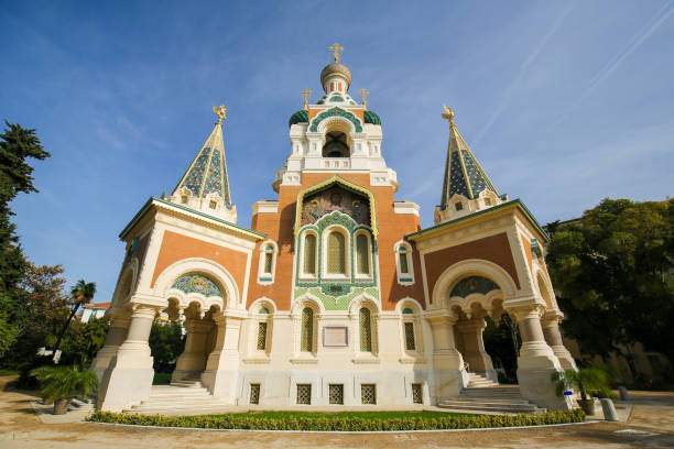 istock Russian Orthodox Cathedral in Nice, France 1083091328