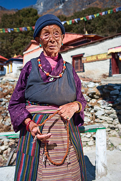 istock Nepali woman with rosary 108309703