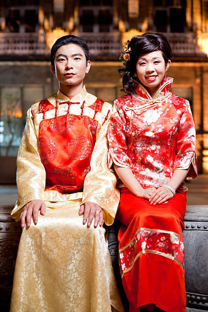 istock Asian traditional couple 108309853