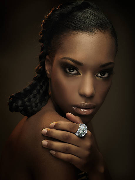 istock black woman wearing ring 108310107