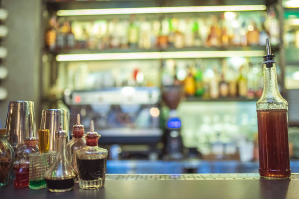 istock The bar counter with an equipment 1083101170
