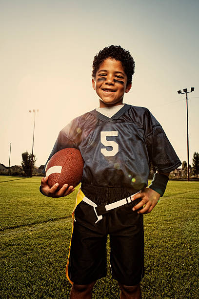 istock Young Flag Football Player 108310431