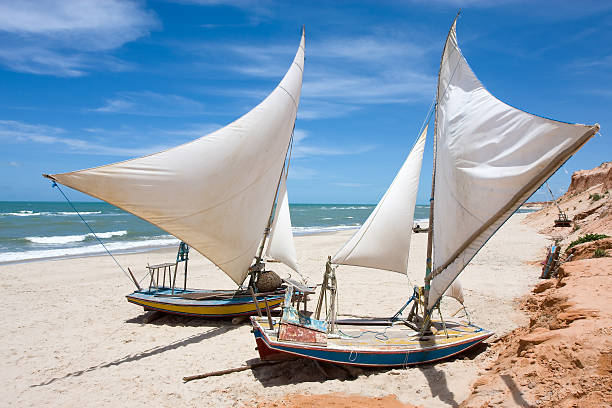 istock Brazilian Sail Boats in Ceara 108310453