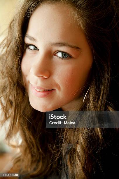 Thirteen Years Old Girl Close Up Stock Photo - Download Image Now - Adolescence, Teenager, 12-13 Years