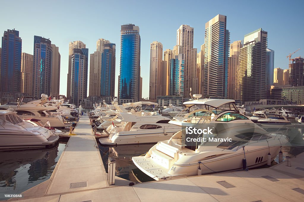 Dubai marina - Zbiór zdjęć royalty-free (Architektura)