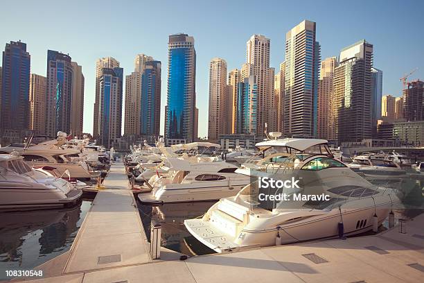 Dubai Marina - zdjęcia stockowe i więcej obrazów Architektura - Architektura, Budynek z zewnątrz, Dubaj