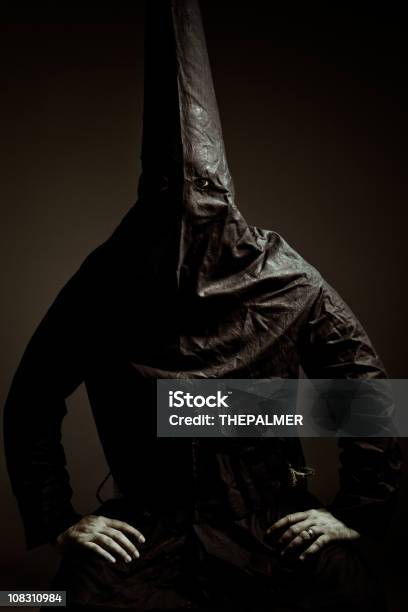Nazareno With Black Cloack Stock Photo - Download Image Now - Horror, 2001, Catholicism