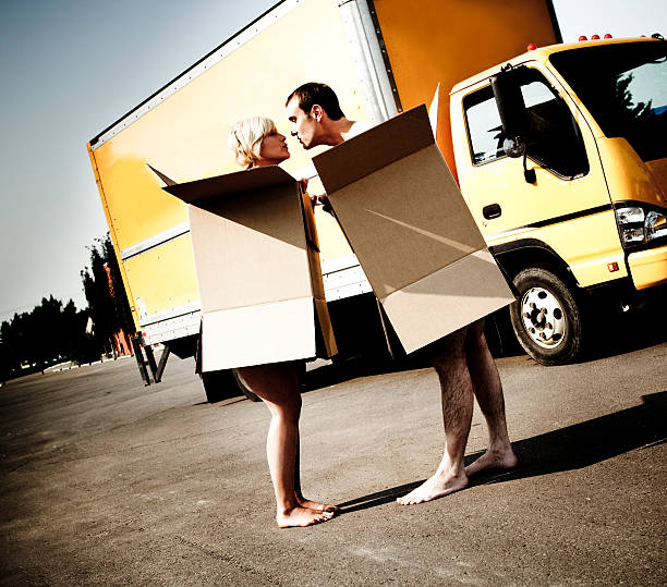 istock Loving couple moving in together 108311284