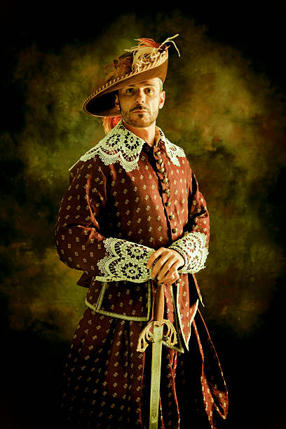 muszkieter's pride - musketeer nobility men renaissance zdjęcia i obrazy z banku zdjęć