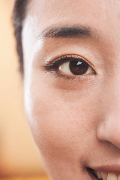 istock Close up of Chinese woman's eye 1083117182