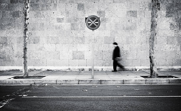 istock Businessman walking on the street 108312065