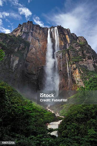Salto Angel - Fotografie stock e altre immagini di Venezuela - Venezuela, Angel Falls, Cascata