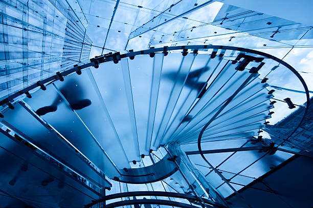 istock office buildings with glass staircase in manhattan 108312428