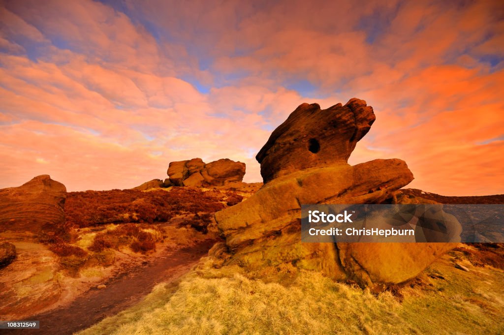 Die Kakerlaken, Peak District - Lizenzfrei Abenddämmerung Stock-Foto