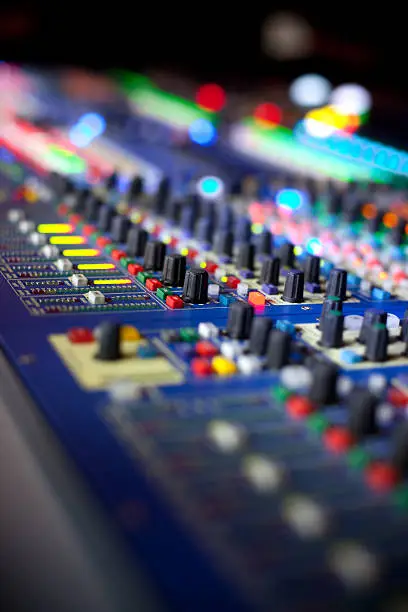 Photo of Professional mixer desk