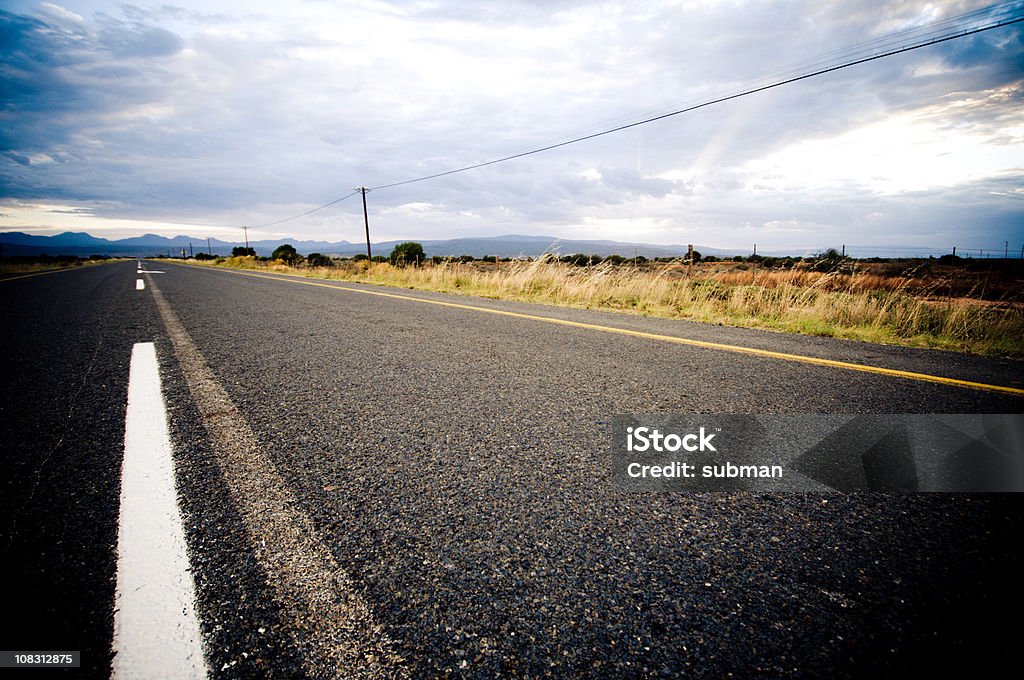 Stormy road ahead  Absence Stock Photo