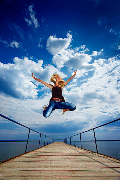 istock Happy Jump To The Sky 108312982