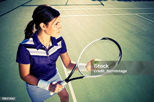 Tennista - Fotografie stock e altre immagini di Donne - Donne, Solo donne, Tennis