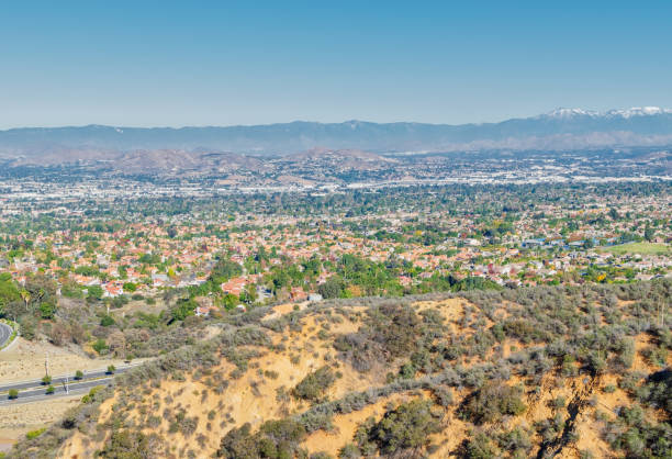 istock Clear sky over inland city 1083130878
