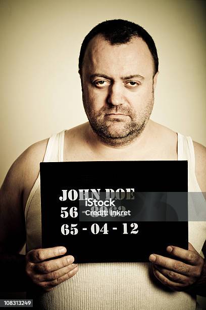 One Stock Photo - Download Image Now - Prison, Human Face, Men