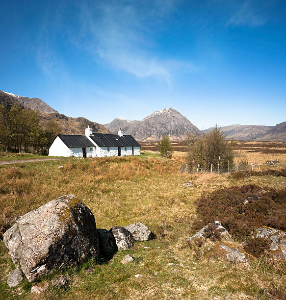 istock Blackrock Cottage Glencoe Panorama 108313789