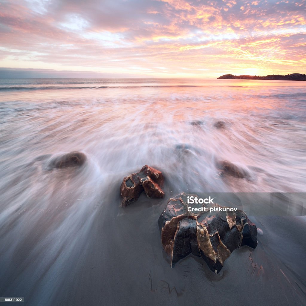 Rocas Moeraki - Foto de stock de Nueva Zelanda libre de derechos