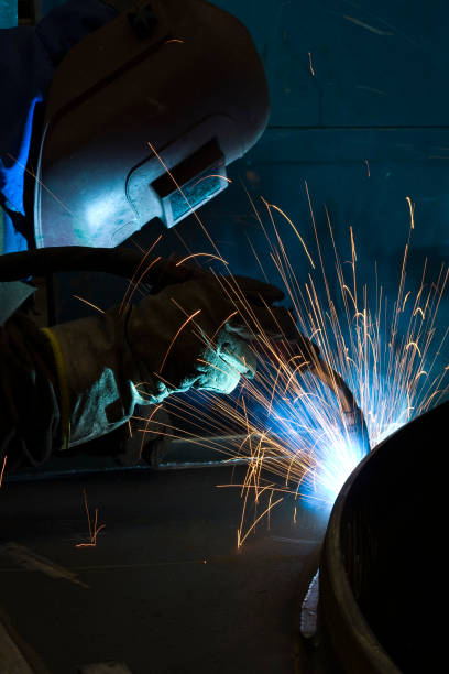 Welder stock photo