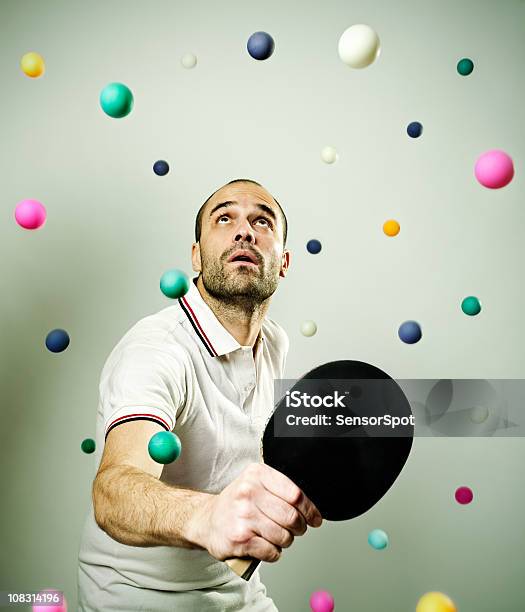 Ping Pong Problems Stock Photo - Download Image Now - Humor, Table Tennis, Bizarre