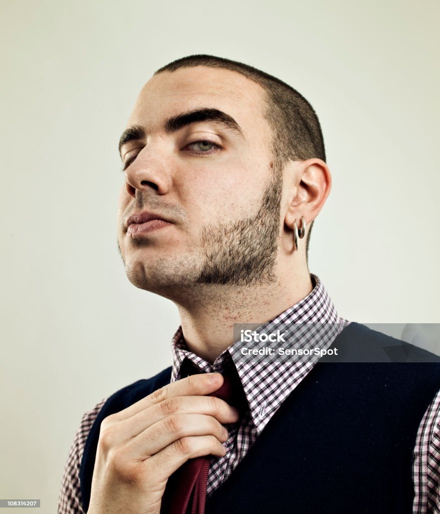 Orgoglioso skinhead. - Foto stock royalty-free di Basetta