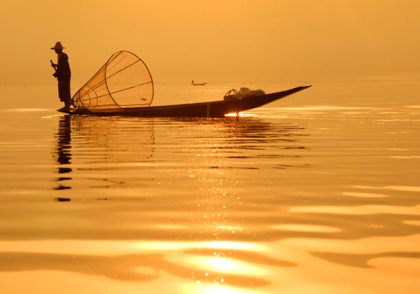 istock Fisherman in Asia 108314225