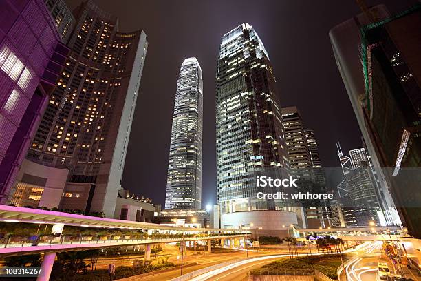 Central De Hong Kong - Fotografias de stock e mais imagens de Two International Finance Center - Two International Finance Center, Hong Kong, Alto - Descrição Física
