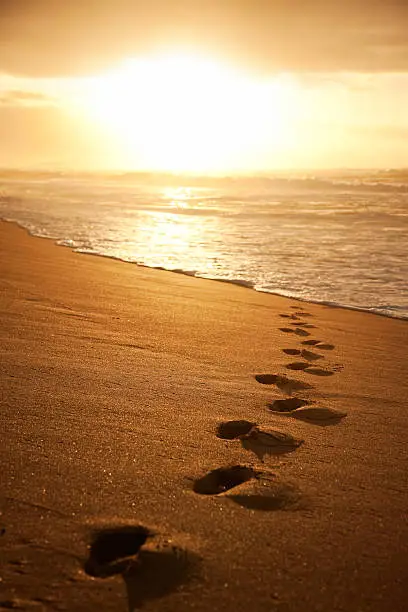 Photo of Footprints in The Sand