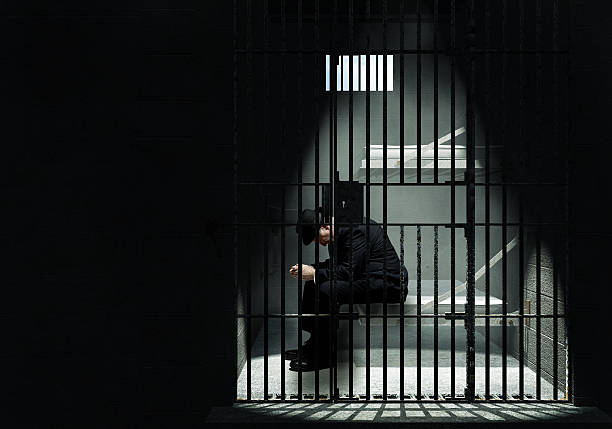 istock Businessman in Jail 108314373