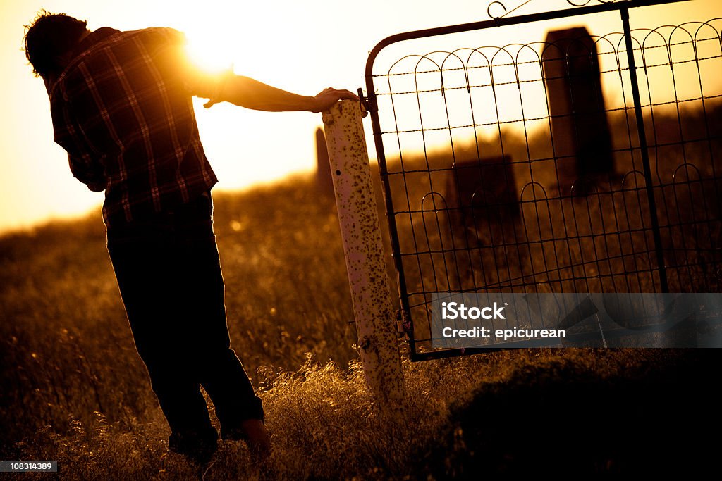 Cimetière Farmboy et country - Photo de Adolescence libre de droits