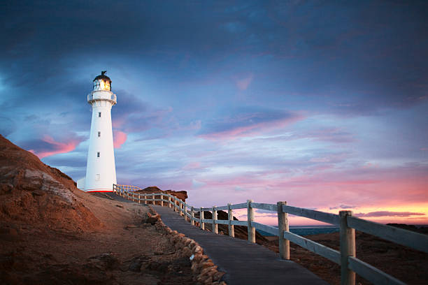 istock Sunrise in Castlepoint, New Zealand 108314413