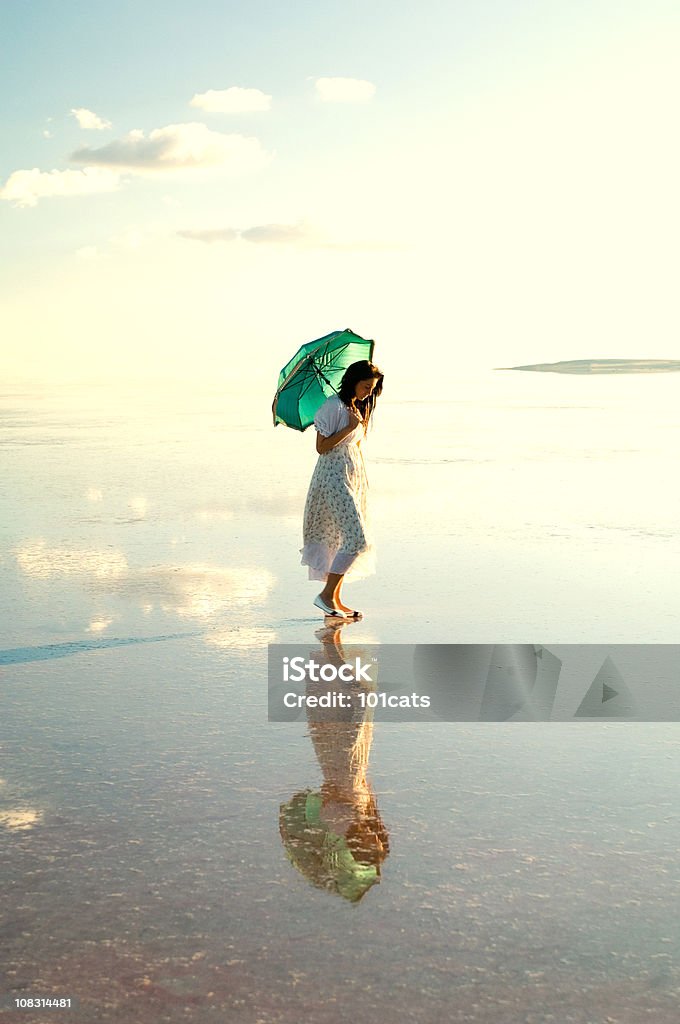 Vert parasol - Photo de Parapluie libre de droits