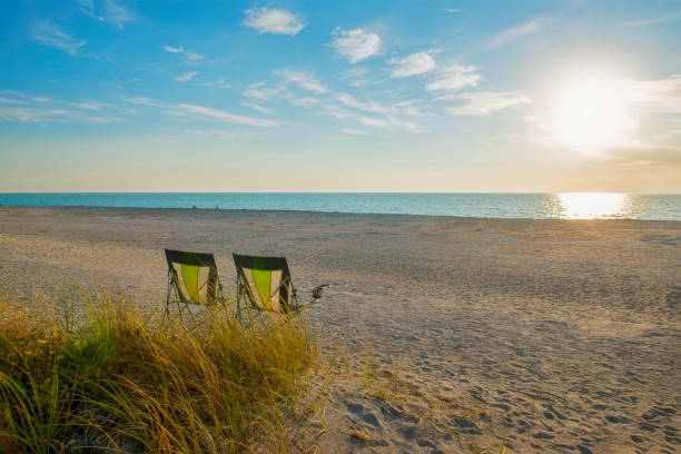 istock Chairs on the Beach Wait for YOU 1083145538