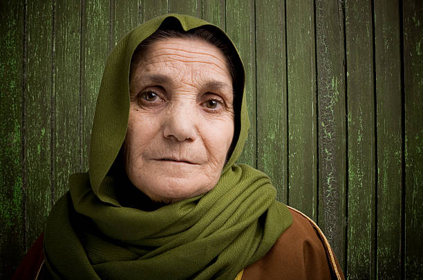 Shiraz, Iran - 5 May 2019: Portrait of a Qashqai woman in her traditional clothes