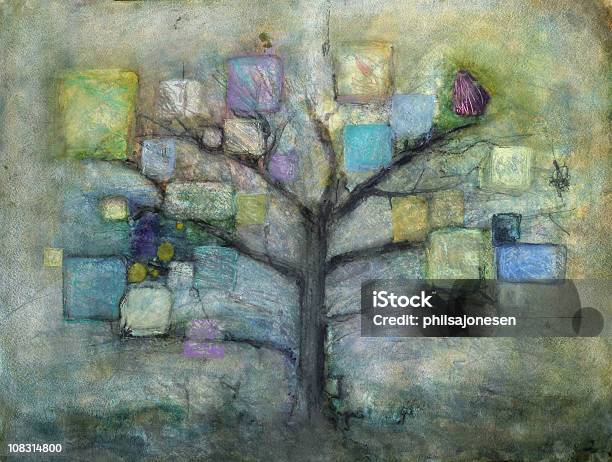 Drzewo Buddy - Stockowe grafiki wektorowe i więcej obrazów Abstrakcja - Abstrakcja, Malarstwo, Drzewo
