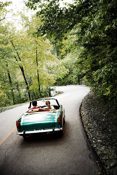 istock Vintage Car Couple 108315830