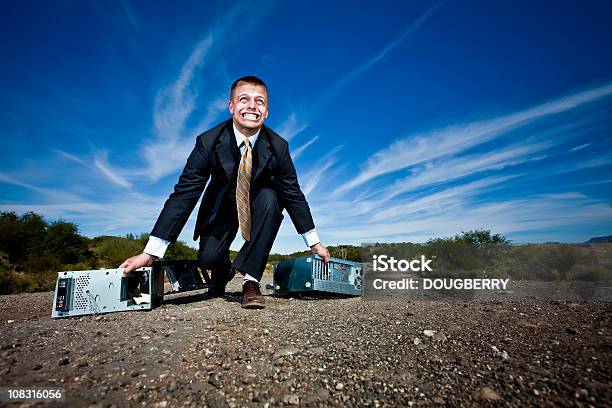 Business Man Hart Stockfoto und mehr Bilder von Verkaufsberuf - Verkaufsberuf, Bemühung, Janusköpfig