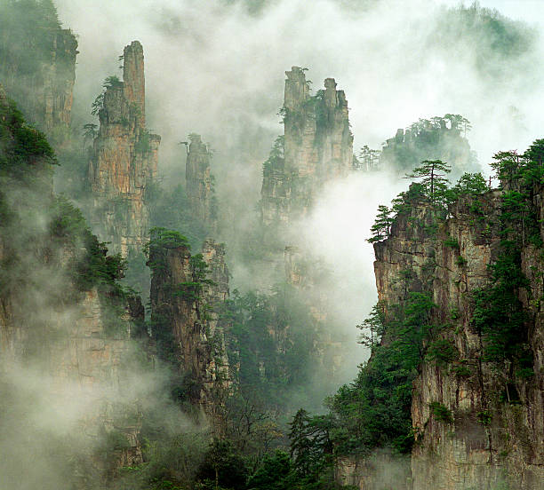 Zhangjiajie National Forest  zhangjiajie stock pictures, royalty-free photos & images